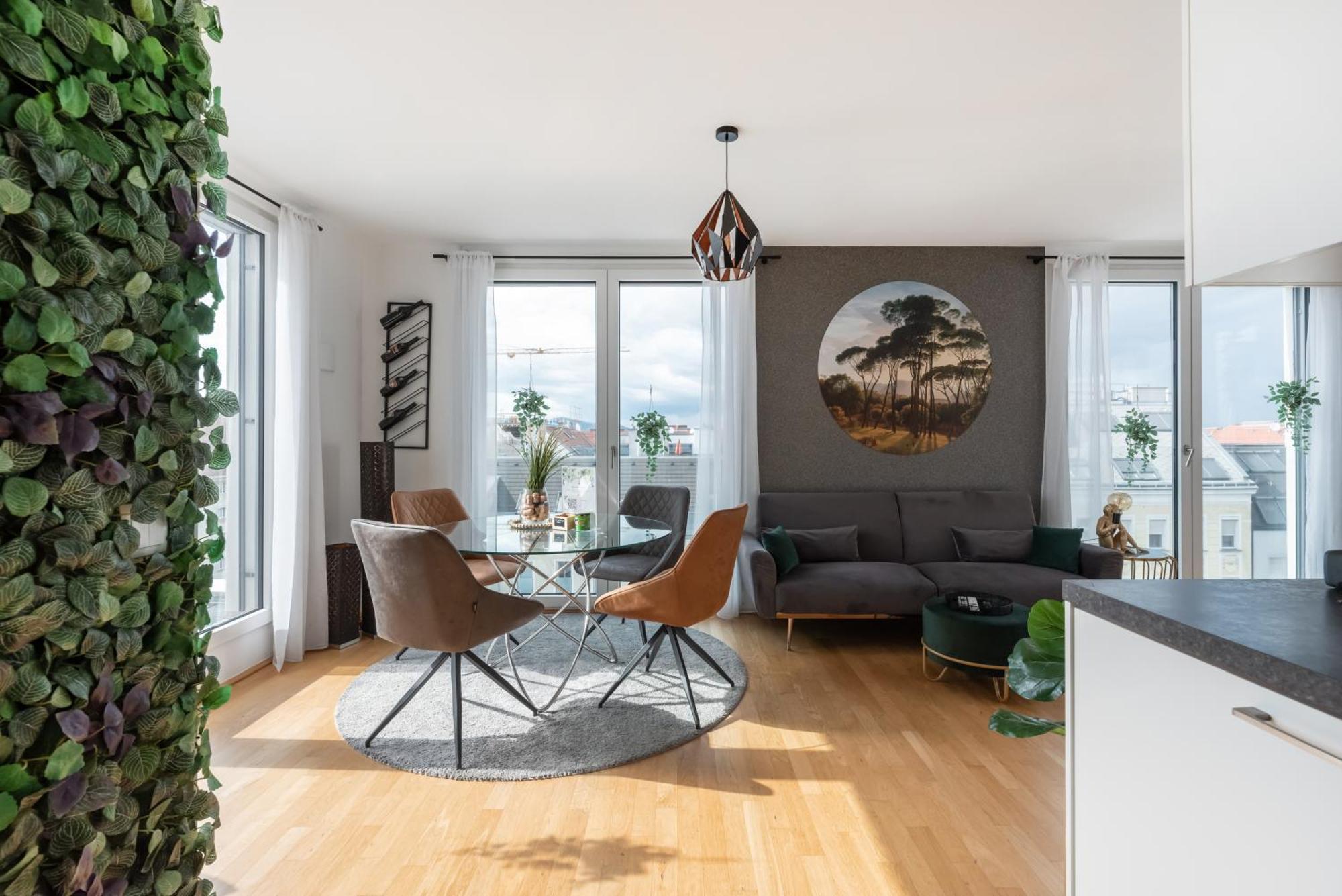 Apartment Mit Traumhafter Dachterrasse & Weitblick Viena Exterior foto