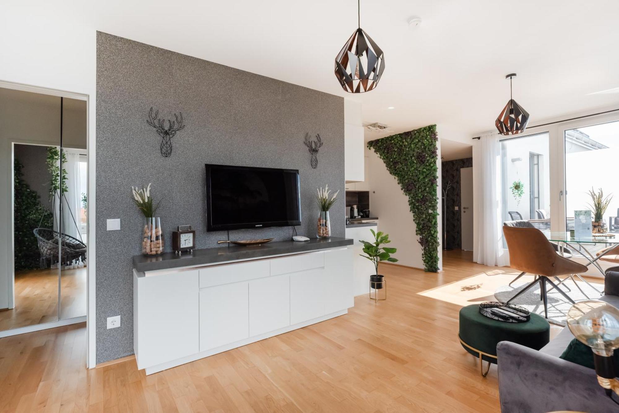 Apartment Mit Traumhafter Dachterrasse & Weitblick Viena Exterior foto