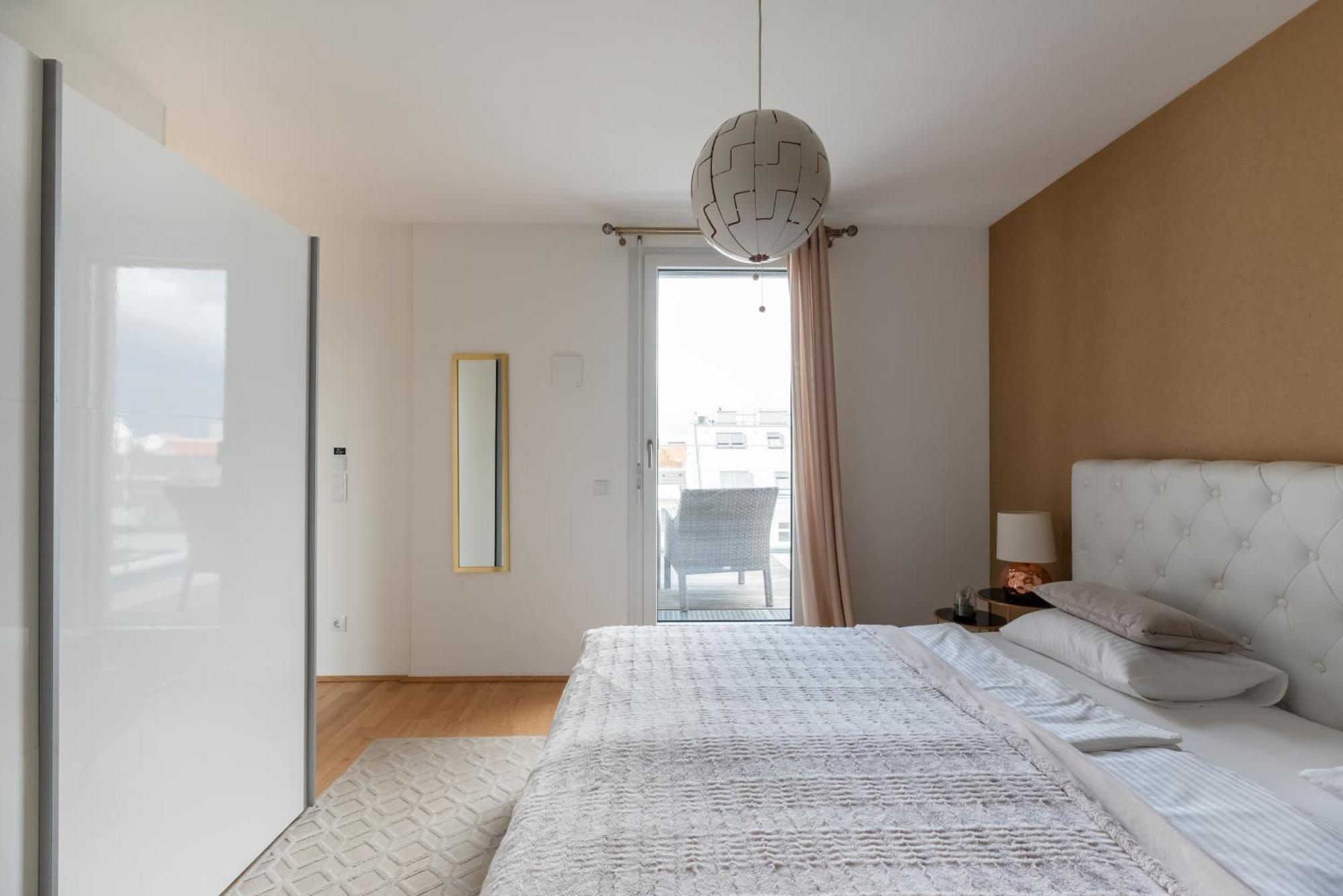 Apartment Mit Traumhafter Dachterrasse & Weitblick Viena Exterior foto