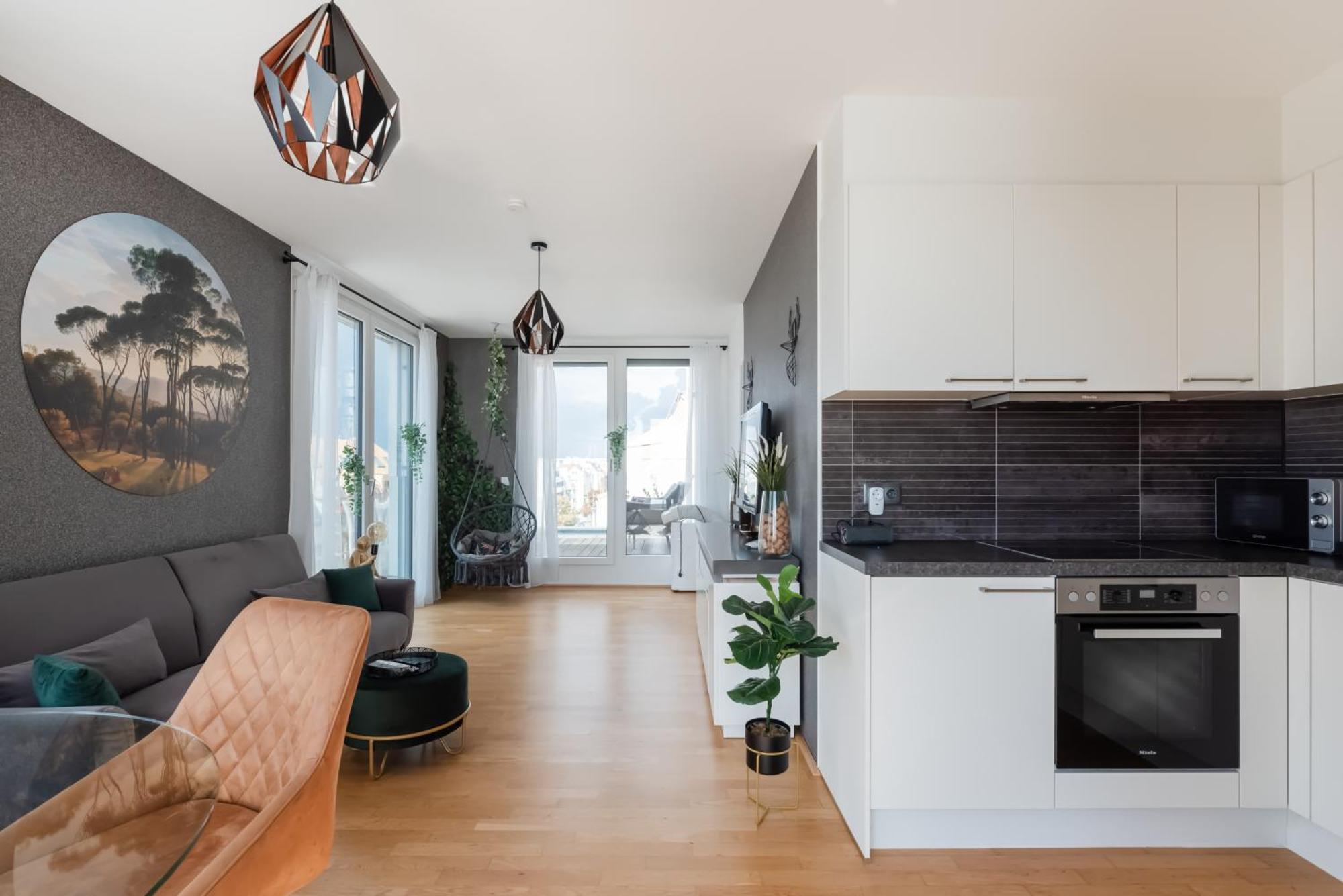 Apartment Mit Traumhafter Dachterrasse & Weitblick Viena Exterior foto