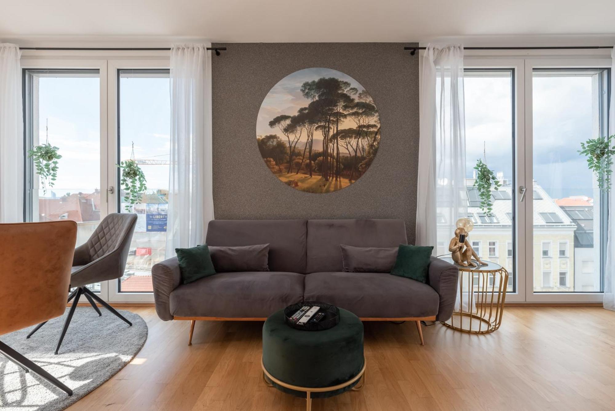 Apartment Mit Traumhafter Dachterrasse & Weitblick Viena Exterior foto